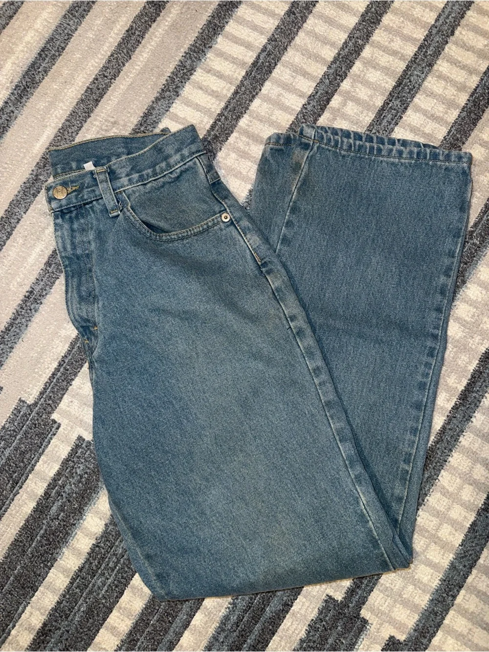 Vintage Bolero Jeans Collection Classic Straight Fit Men's Blue Jeans Size 32